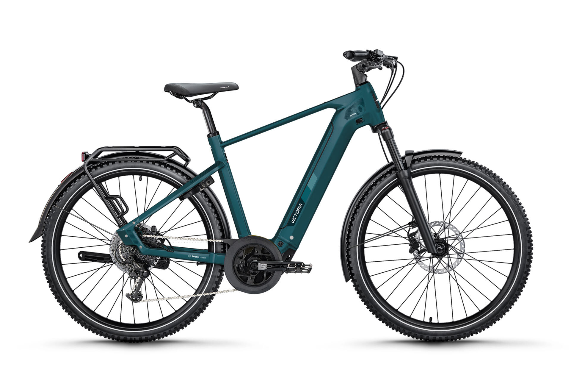 Un vélo électrique tout-terrain Avyon SUV de la marque VICTORIA