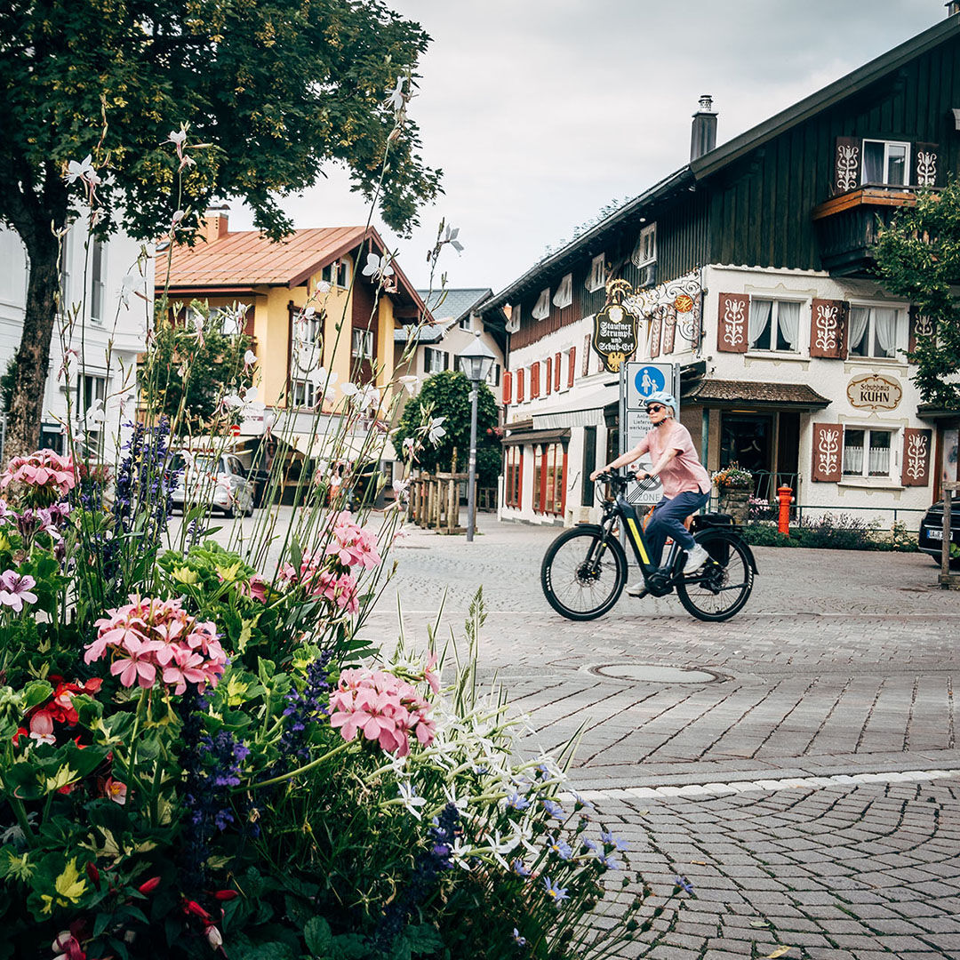 Promenade bucolique à vélo dans l’Allgäu occidental au départ d’Oberstaufen