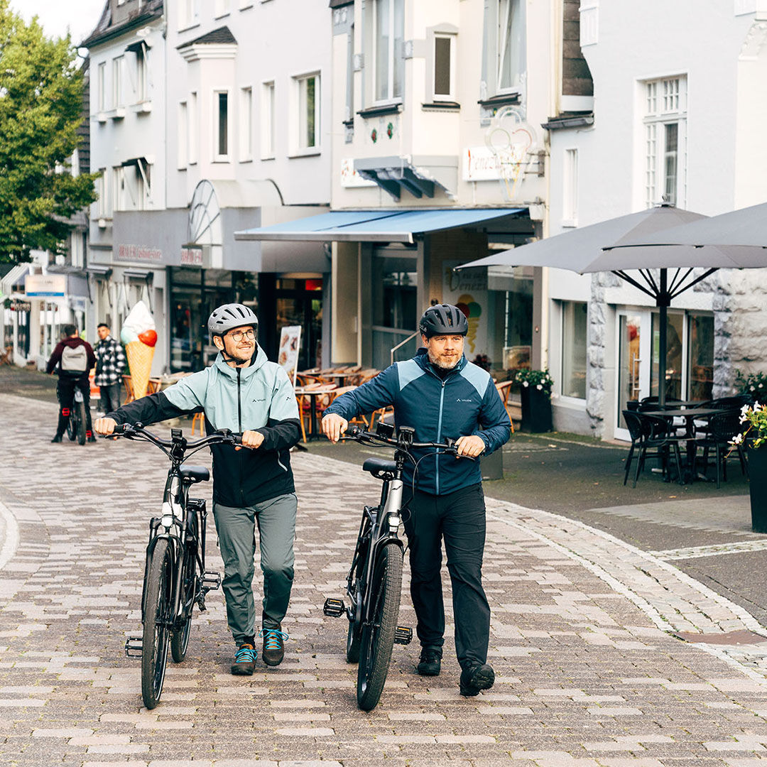 Mit dem Fahrrad unterwegs in der Hansestadt Brilon im Sauerland